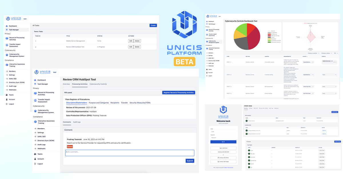 Unicis Platform BETA