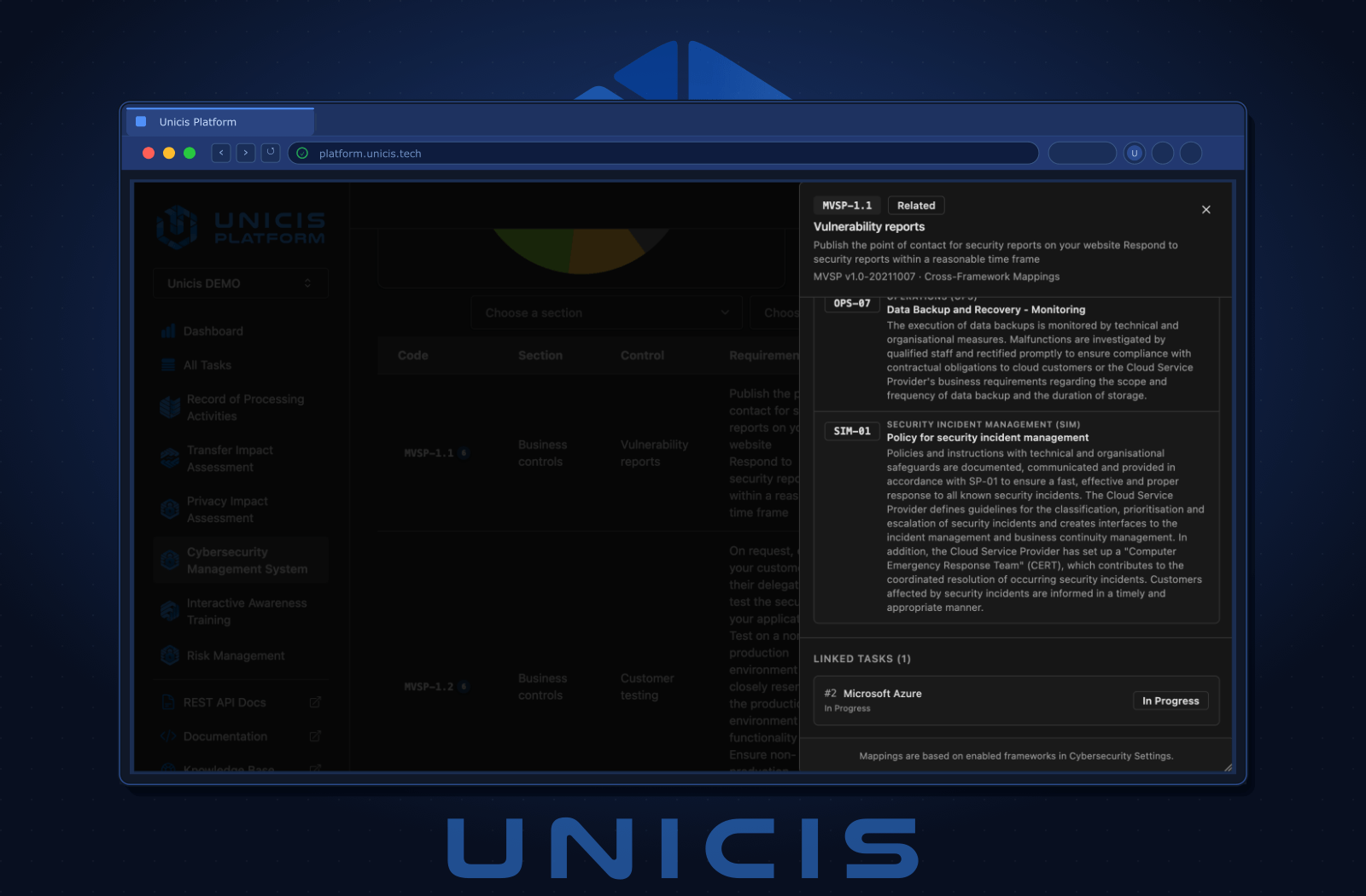 Task-Linked Controls & Evidence Management